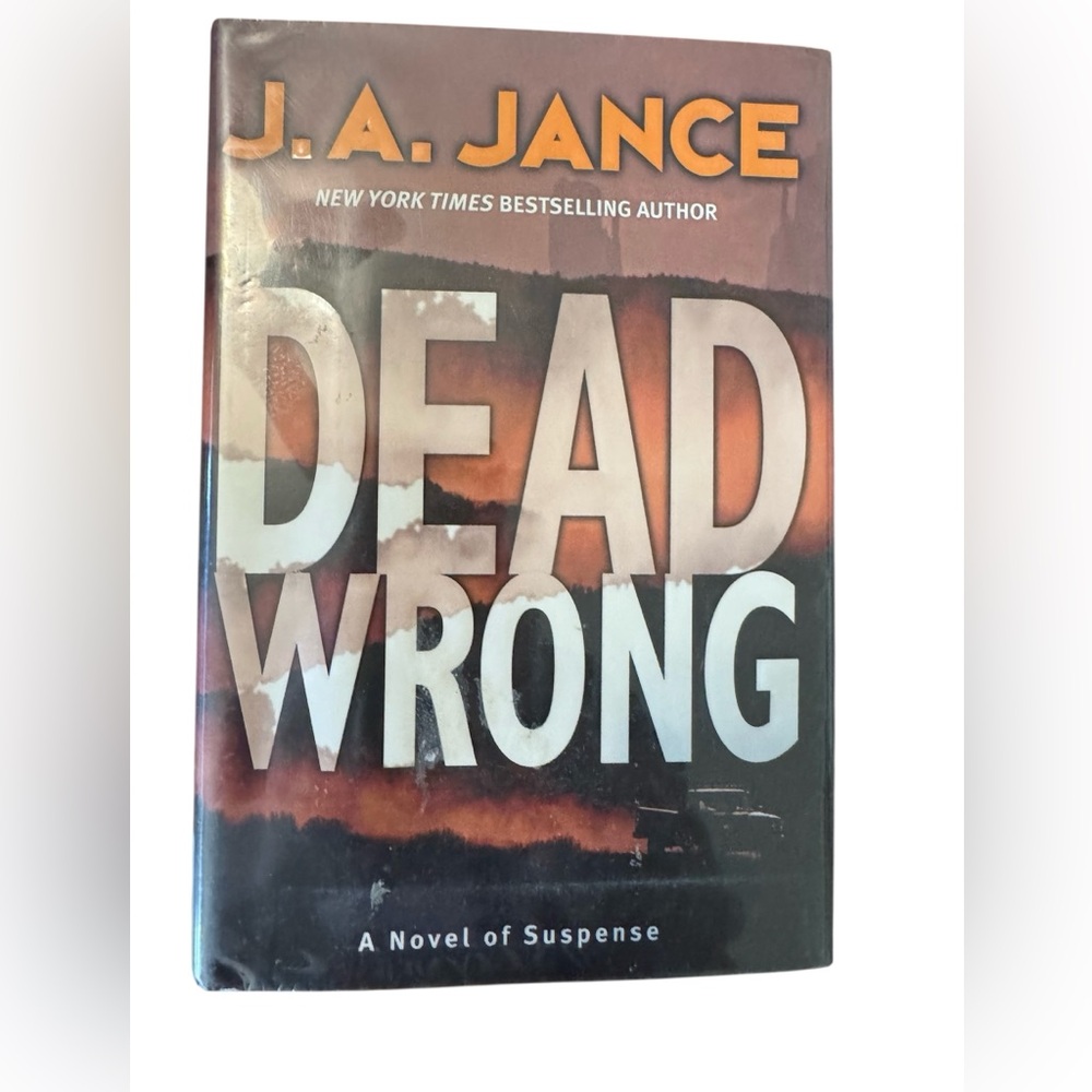 J.A. Jance 'Dead Wrong' Hardcover Book